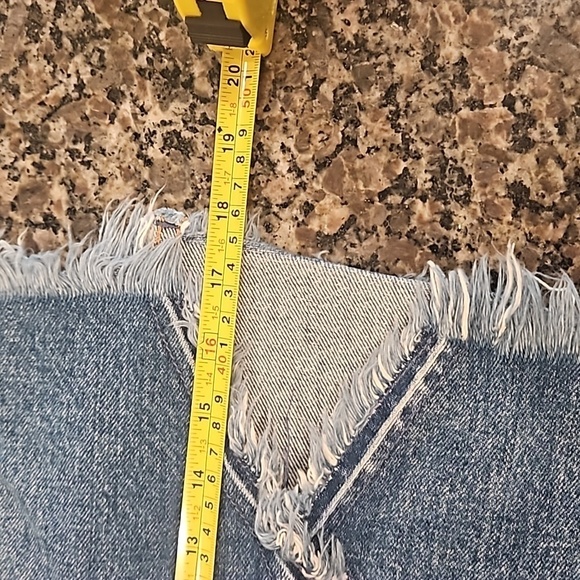 Special A Distressed Denim Mini Skirt | 100% Cotton | NWT | Medium - Picture 9 of 9